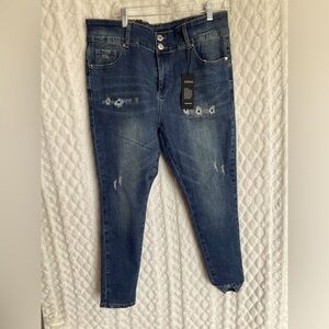 CITY CHIC Asha High Rise Denim - size 14